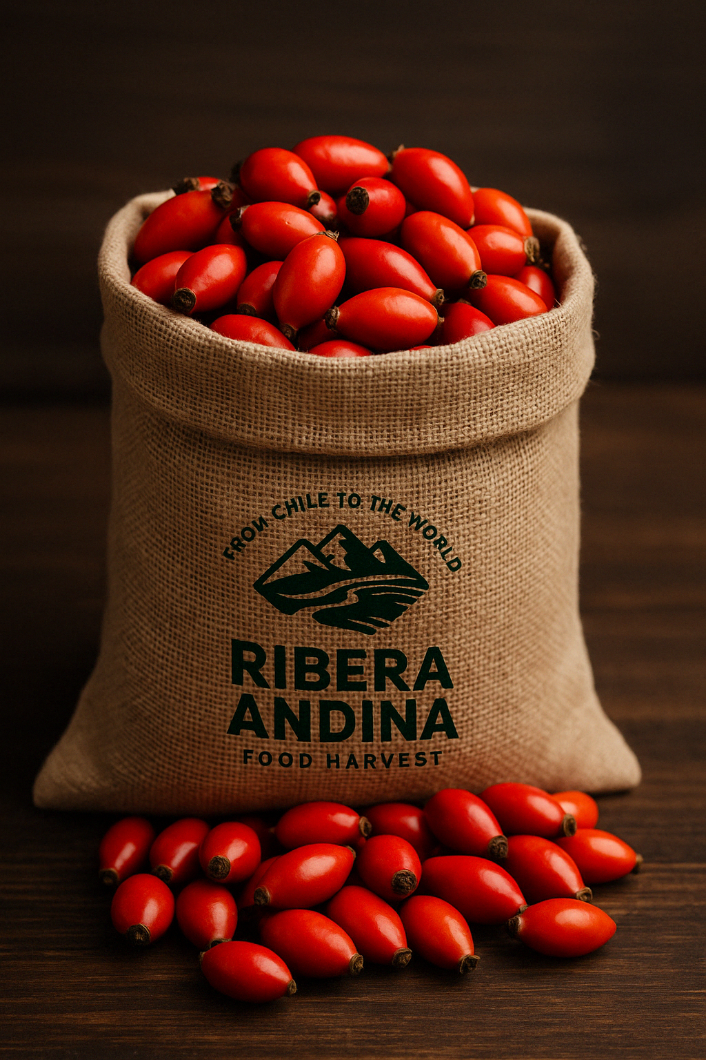 Saco de Rosa Mosqueta Ribera Andina